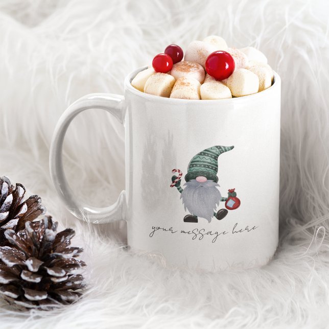 Caneca De Café Feliz presente personalizado de café de Natal Mug (Merry Christmas Coffee Mug Personalized Gift)