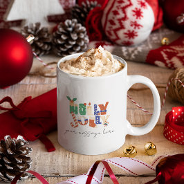 Caneca De Café Feliz presente personalizado de café de Natal Mug