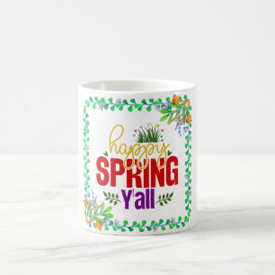 Caneca De Café Feliz Primavera pra todos-90996