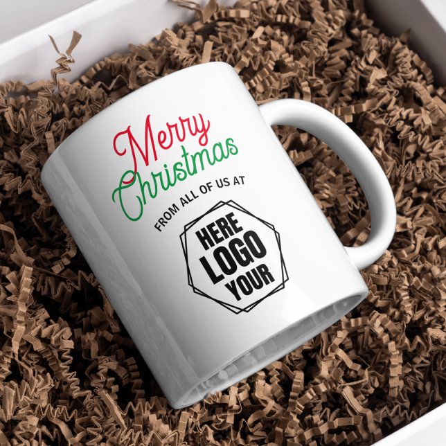 Caneca De Café Feliz Promocional de Natal da Companhia de Natal (Criador carregado)