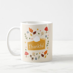Caneca De Café Feliz Pupkin Pie Ação de Graças Gift Fall