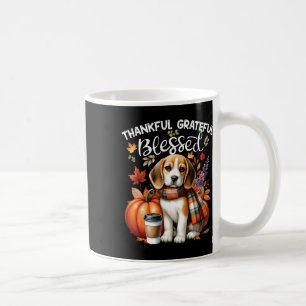 Caneca De Café Feliz Queda Feliz, Feliz Cachorro Abençoado E Feli