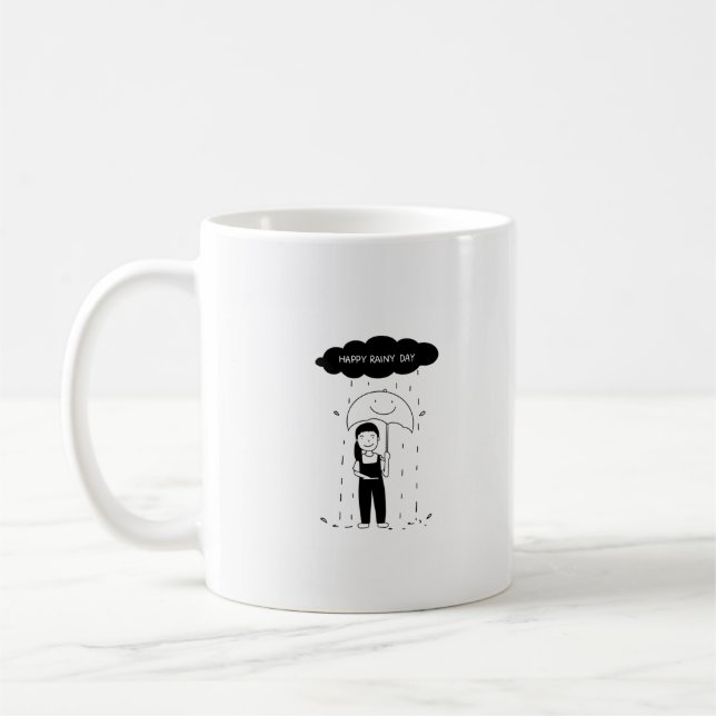 Caneca De Café Feliz Rainha Day Mug (Esquerda)