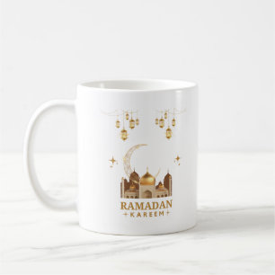 Caneca De Café Feliz Ramadan Kareem - Saudações Eid Mubarak