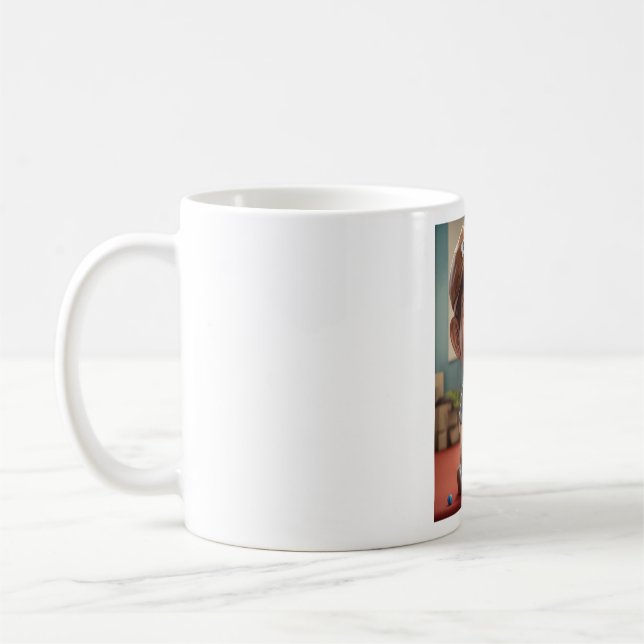 Caneca De Café Feliz Rapaz (Esquerda)