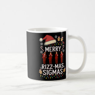Caneca De Café Feliz Rizz Mas Sigmas Gen Alpha Trump Natal Pj