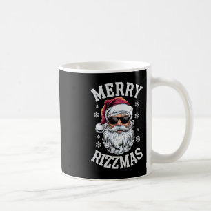 Caneca De Café Feliz Rizzmas Feliz Natal Papai Noel Feliz