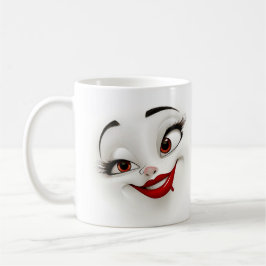 Caneca De Café Feliz Rosto Mug