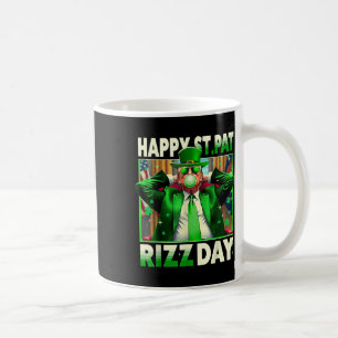 Caneca De Café Feliz Rua no Rizz Day Trump Ruas Engraçadas.