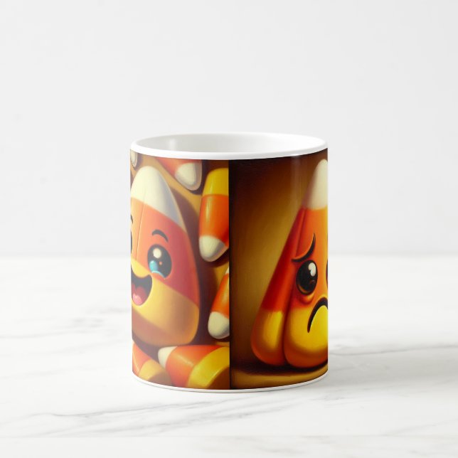 Caneca De Café Feliz Sad Candy Corn (Centro)