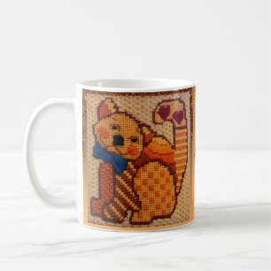 CANECA DE CAFÉ FELIZ TEXTURED GLITTER E CHARM