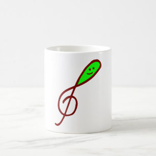 Caneca De Café Feliz Tremor Clef Mug