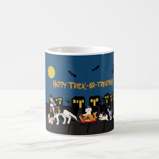 Caneca De Café Feliz truque ou tratamento! (Centro)