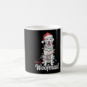 Caneca De Café Feliz Woofmas Prata Labrador Cão Decência Leve Chr