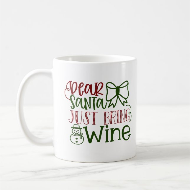 Caneca De Café Felizes e citações de Natal brilhantes (Esquerda)