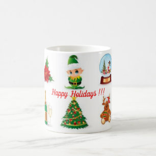 Caneca De Café Felizes Feriados!!