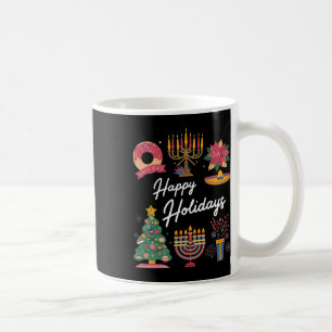 Caneca De Café Felizes Feriados Hanukkah Feliz Navidad Kw Natal