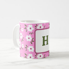 Caneca De Café Felizes Flores