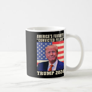Caneca De Café Felon Americano condenado favorito em 2024