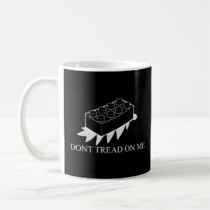 Caneca De Café Felpudo Express® Gadden Flag Piada preto