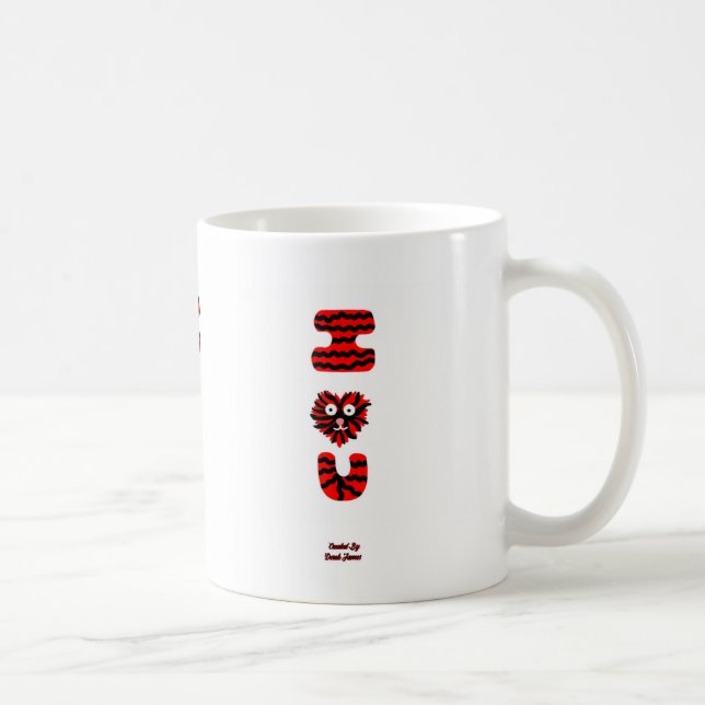 Caneca De Café Felpudo U Café Mug (Direita)