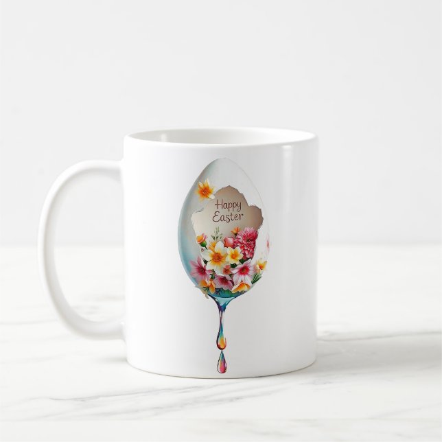 Caneca De Café Felz pascoa! (Esquerda)