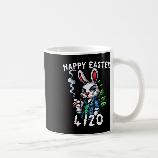 Caneca De Café Felz pascoa 4_20_2025 Mulheres Engraçadas Da Pásco (Direita)