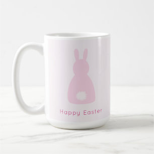 Caneca De Café Felz pascoa Bebê Cor-de-Rosa