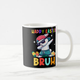 Caneca De Café Felz pascoa Bruh Bunny Dab Rabbit Boys Crianças