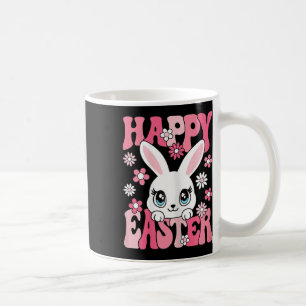 Caneca De Café Felz pascoa Coelhinha Páscoa Coelho Mulheres Garot