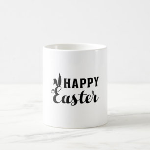 Caneca De Café Felz pascoa coelho Páscoa doce Ovo engraçado Ideia