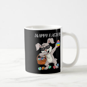 Caneca De Café Felz pascoa Dia De Dabbing Rabbit Ovos Toddler Men