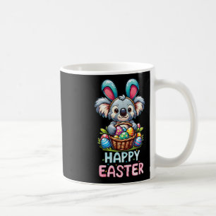 Caneca De Café Felz pascoa Dia Fofo Koala Bear Amante Coelhinha