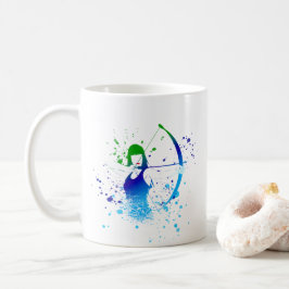 Caneca De Café Female Archer