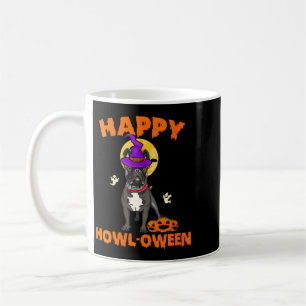 Caneca De Café Feminino Traje de Bruxa Cachorro Bulldog Francês P