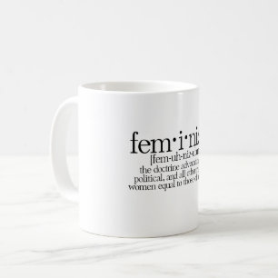 Caneca De Café Feminismo Definido