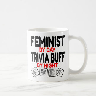 Caneca De Café Feminista ama Jogando Trivia