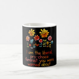 Caneca De Café Feminista Liberal Pró-Escolha