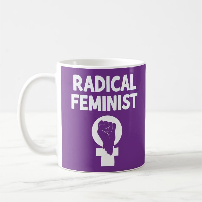 Caneca De Café Feminista Radical (Esquerda)