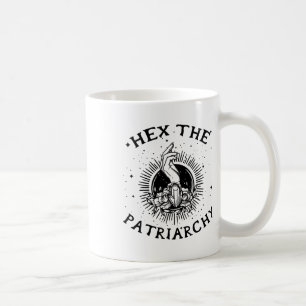Caneca De Café Feminista Wicca Witch Hex A Bruxa Patriarcada-Craf