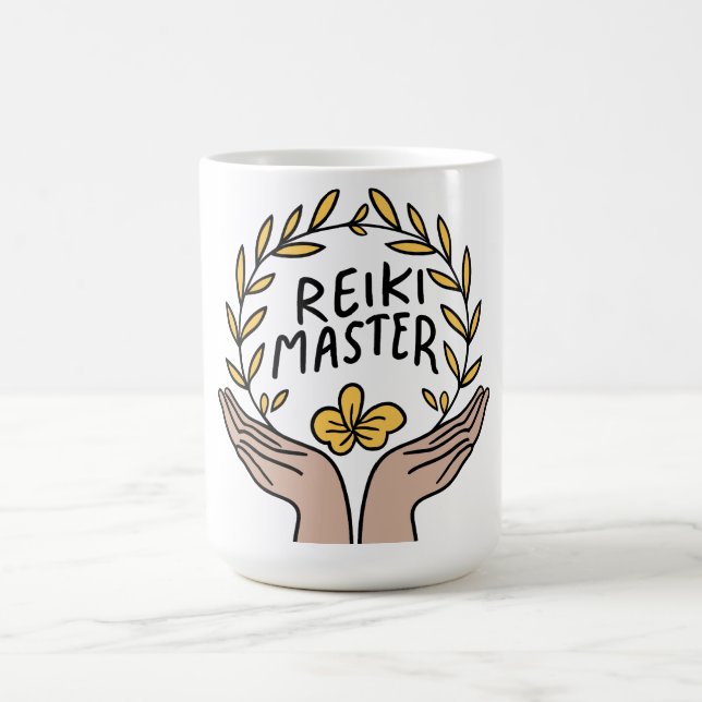 Caneca De Café Femme Reiki Mestre. (Centro)