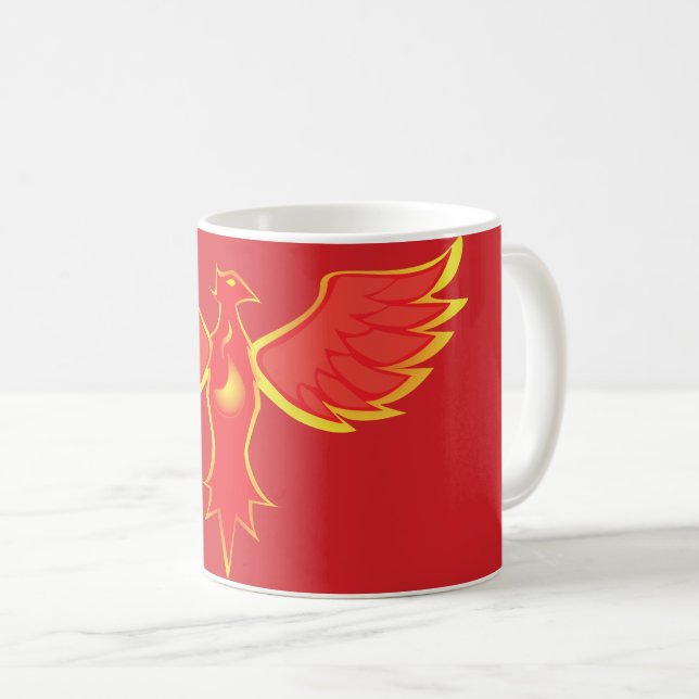 Caneca De Café Fenix (Frente Esquerda)