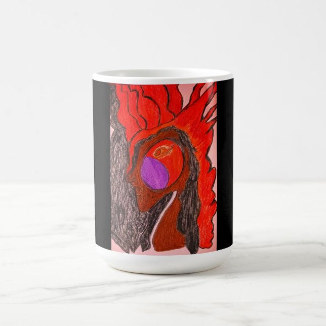 Caneca De Café Fênix Africana Ressurgindo  (Centro)