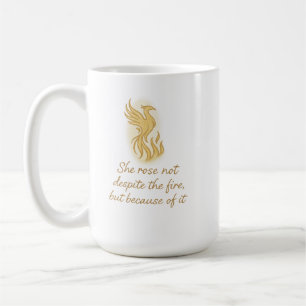 Caneca De Café Fênix Ascendente