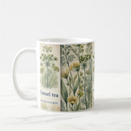 Caneca De Café Fennel Tea Design AI art