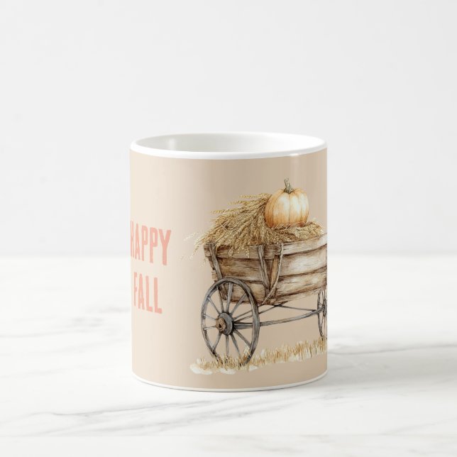 Caneca De Café Feno de Abóbora de Outono (Centro)