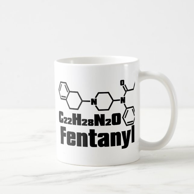 Caneca De Café Fentanyl (Direita)