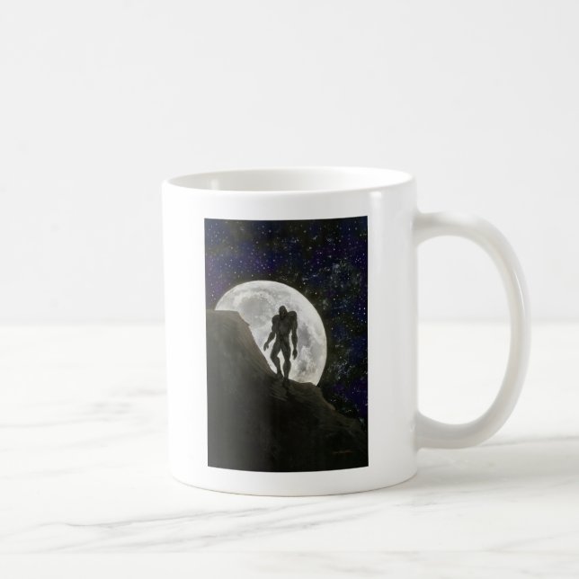 Caneca De Café Fera na Lua Cheia (Direita)