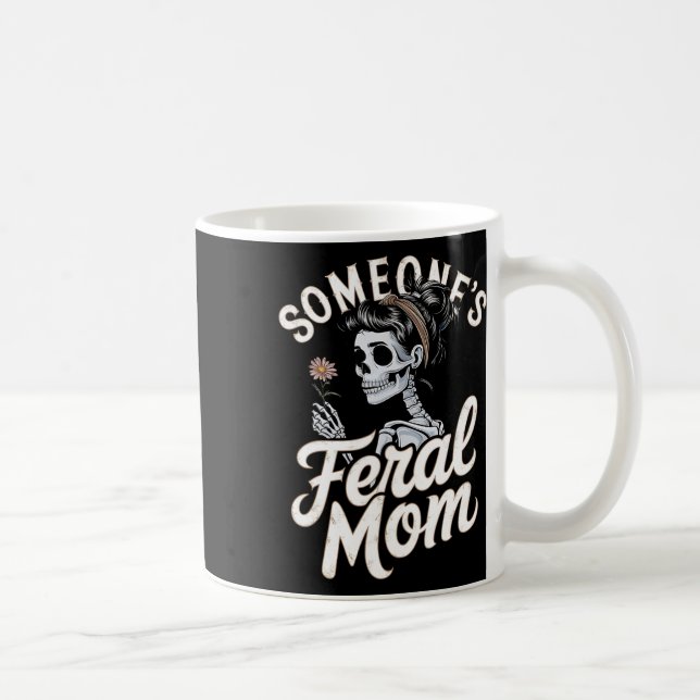 Caneca De Café Feral da mãe Skeleton Wildflower Hall (Direita)
