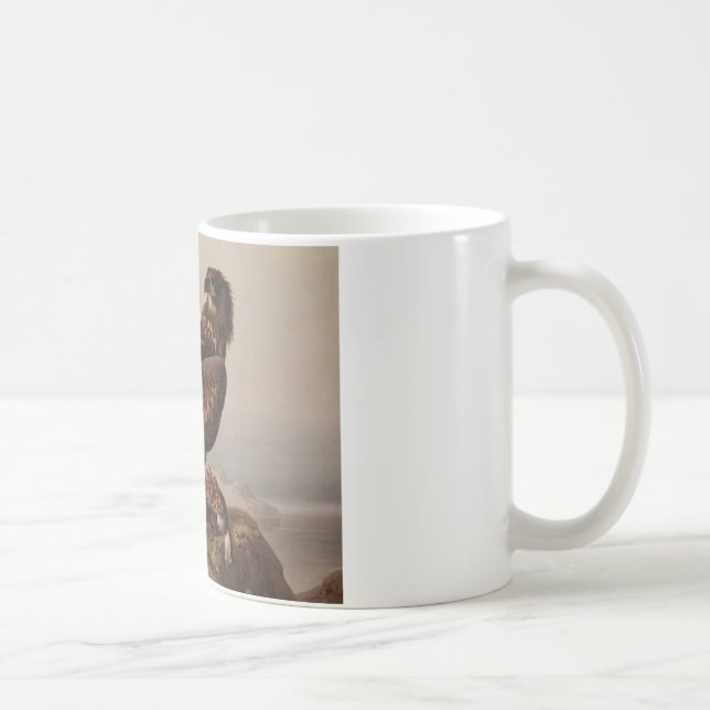 Caneca De Café Ferdinand von Wright - águia de cauda branca (Direita)